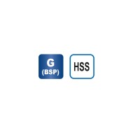 Trusa filetare cu tarozi de mana si filiere, HSS, G, BSP, 16 x G 1-8 - 1 inch, set 22 piese, VOLKEL