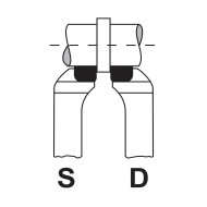 Cutite de strung cu dispunere frontala DIN 4977, ISO 5, NORD WEST