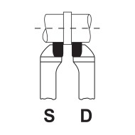 Cutite de strung cu dispunere laterala DIN 4980, ISO 6, NORD WEST