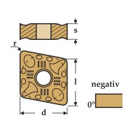 Placute rombice 80 grade, CNMG-MFC, CANELA