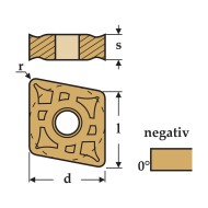 Placute rombice 80 grade, CNMG-RC, CANELA