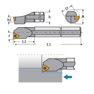 Suporti cu placuta fixata cu surub, STFC 90 grade, CANELA