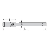 Tarod de masina universal, HSSE Co5, forma B, filet normal, metric fin, DIN 374, VOLKEL