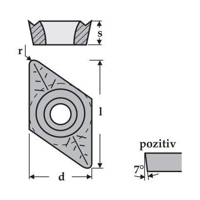 Placute rombice 55 grade,...