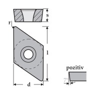 Placute rombice 55 grade, DCMW, CANELA