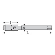Tarod de masina universal, HSSE Co5, forma B, banda verde, DIN 371, VOLKEL