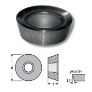 Placute rotunde de carbura, HM, pentru freze plane si de copiere, CANELA
