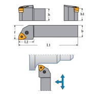 Suporti cu placuta fixata cu stift - parghie, PWLN 95 grade, CANELA