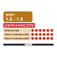 Disc abraziv pentru debitare inox / otel, XT100, RHODIUS
