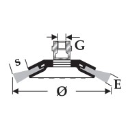 Perie conica pentru otel, SKBW, 100 x 10 x 20 / M14 x 2.0, grosime sarma 0.30, turatie max. 12 500, RHODIUS