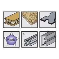 Set 5 panze pentru fierastraie pendulare, RUKO 8943 HSS Bi-metal, dinti ceaprazuiti, L 200, l 18, gros. 1.25, 6 - 12 TPI, RUKO