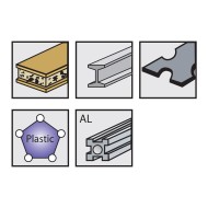Set 5 panze pentru fierastraie pendulare, RUKO 8933 HSS Bi-metal, dinti ceaprazuiti, L 225, l 18, gros. 1.25, 10 - 14 TPI, RUKO