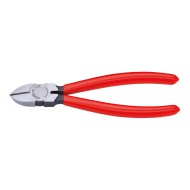 Cleste diagonal - Knipex clasic, cu strat protector negru lustruit si manere cu manson din plastic, Knipex