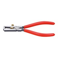 Cleste dezizolator, strat protector negru lustruit si manere cu manson din plastic, dezizolare Ø 5mm / 10 mm² , AWG 7, Knipex