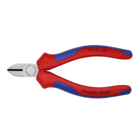 Cleste diagonal - Knipex clasic, cu strat protector negru lustruit si manere cu manson bicomponent, Knipex