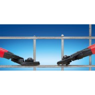 Clesti pentru fier beton CoBolt, Cleste cu strat protector negru si manere subtiri cu manson bicomponent, Knipex