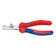 Cleste dezizolator, suprafata cromata si manere cu manson bicomponent, L 160 mm, dezizolare Ø 5mm / 10 mm² , AWG 7, Knipex