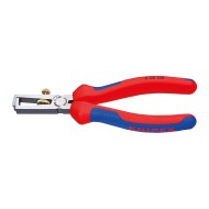 Cleste dezizolator, fara arc de revenire cu strat protector negru lustruit, dezizolare Ø 5mm / 10 mm² , AWG 7, Knipex