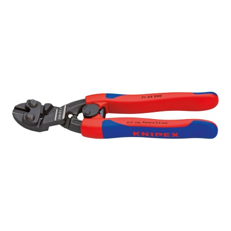 Clesti pentru fier beton CoBolt , Cleste cu strat protector negru si manere subtiri cu manson bicomponent, Knipex