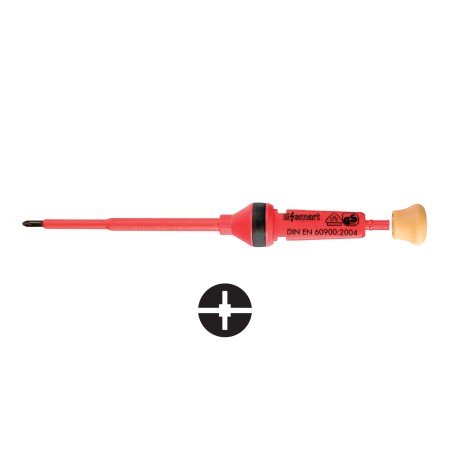 Surubelnita Profi E-smart VDE, tipul +, - Pozidriv, Felo
