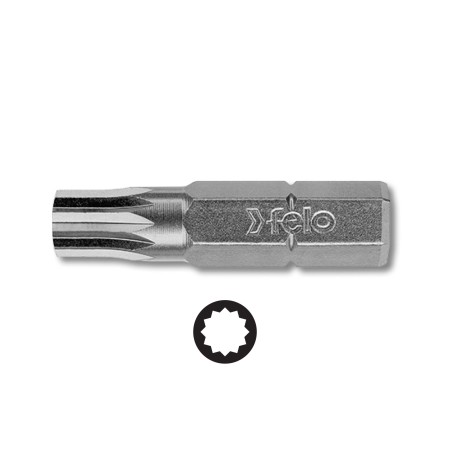 Bit special cu prindere directa in masina de insurubat, prindere C8 - 5|16 inch, tipul XZN, Felo