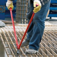 Cleste pentru fier beton, falci la 90° pentru plasa de otel, Knipex
