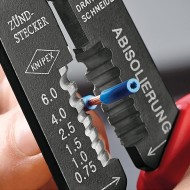 Cleste multifunctional pentru sertizare in "F", Knipex