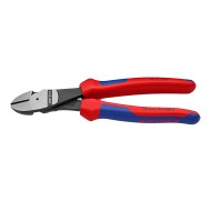 Cleste diagonal ''Heavy-Duty'', cu falci inclinate la 24 grade, cu strat protector negru lustruit si, manson bicomponent, Knipex
