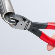 Cleste diagonal ''Heavy-Duty'', cu falci inclinate la 24 grade, cu strat protector negru lustruit si, manson bicomponent, Knipex