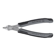 Cleste pentru electronica SuperKnips cu protectie la descarcare electrostatica (ESD) pentru cabluri de fibra optica, Knipex