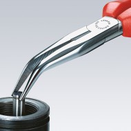 Cleste radio cu falci semi-rotunde, inclinate la 40° si varf ascutit, Knipex
