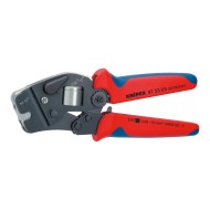 Cleste de sertizare frontala, forma patrata, cu auto-reglare pentru pini terminali 0.08 – 10 mm² + 16.0 mm², Knipex
