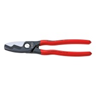 Cleste de taiat cabluri cu muchii de taiere duble, L 200 mm, taiere Ø 20mm / 70 mm², AWG 2/0, Knipex