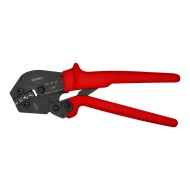 Cleste de sertizat pentru conectori plati neizolati, sertizare forma "F", AWG 20 - 10, Knipex