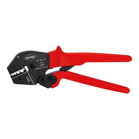Cleste de sertizat pentru conectori tubulari neizolati, sertizare forma "W", AWG 20 - 70, Knipex