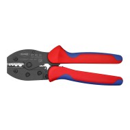 Cleste PreciForce de sertizat pentru Conectori tubulari neizolati, forma sertizare "W", Knipex