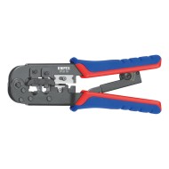 Cleste de sertizat mufe RJ 11/12 si RJ 45 + accesorii, L 200 mm, Knipex