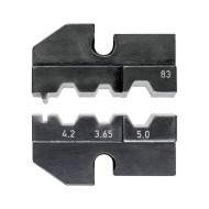 Bac pentru Crimp-System pentru conectori pentru fibra optica, FSMA-, ST-,SC- +STSC- / K, forma sertizare Hexagonala, Knipex