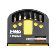 Set Felo Swift, model TiN Pz, Torx, Pozidriv, Torx, (cap magnetic inclus), Felo
