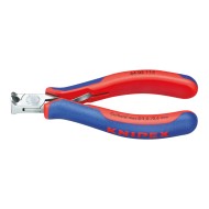 Clesti de taiere frontala pentru electronisti, suprafata oglinda lustruita si manere cu manson bicomponent, L 115 mm, Knipex