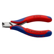 Clesti de taiere frontala pentru electronisti, suprafata oglinda lustruita si manere cu manson bicomponent, L 115 mm, Knipex