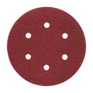 Hartie abraziva pe suport, model rotund, Ø 150 mm, 6 perforatii, pentru EX 150 ES, AEG