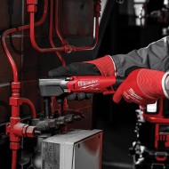 Masina de insurubat cu impact cu unghi drept si inel de fixare, model M12 FRAIWF38-0, compatibila cu acumulatorii M12, Milwaukee