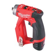 Masina de gaurit si insurubat cu accesorii interschimbabile M12 FDDXKIT-202X, cu acumulator 12 V si incarcator, Milwaukee