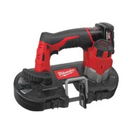 Fierastrau cu banda pentru metal sub-compact M12 BS-402C, cu acumulator 12 V si incarcator, Milwaukee