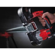 Fierastrau cu banda pentru metal sub-compact M12 BS-402C, cu acumulator 12 V si incarcator, Milwaukee