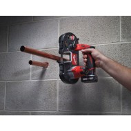 Fierastrau cu banda pentru metal sub-compact M12 BS-402C, cu acumulator 12 V si incarcator, Milwaukee