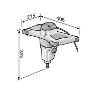 Amestecator cu doua trepte de viteza - MXE 1602, Flex