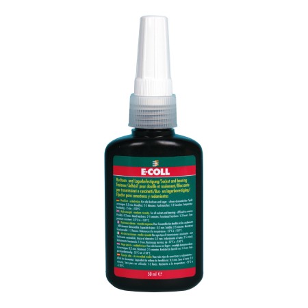 Adeziv universal pentru bucse si rulmenti, vascozitate redusa si fixare puternica, flacon, 50 ml , Ecoll