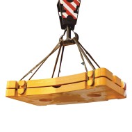 Chinga rotunda simpla pentru ridicare, culoarea albastru, capacitate maxima de ridicare forma ''U'' 16000 kg, FORMAT